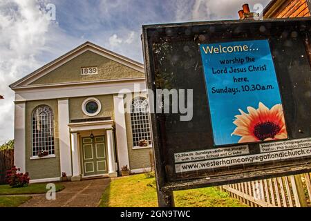 Westerham Evangelical Congregational Church, Kent. VEREINIGTES KÖNIGREICH Stockfoto