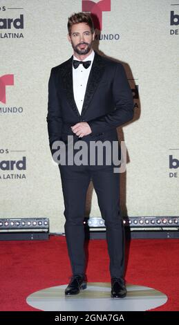Coral Gables, Usa. September 2021. William Levy kommt auf dem roten Teppich bei den Latin Billboard Music Awards 2021 an der University of Miami, Watsco Center, Donnerstag, 23. September 2021 in Coral Gables, Florida. Foto von Gary i Rothstein/UPI Credit: UPI/Alamy Live News Stockfoto