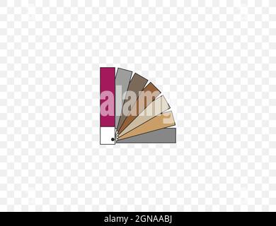 Farbe, Design, Farbe Symbol. Vektorgrafik. Flaches Design. Stock Vektor