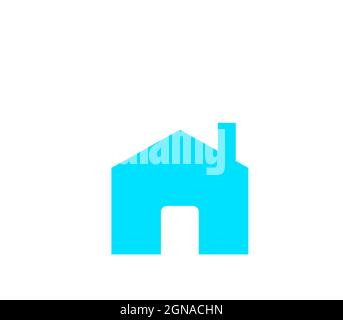 Vektorsymbol für die Startseite, Abbildung für das Häusersymbol Stock Vektor