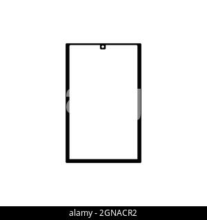Leeres Touchscreen-Smartphone-Symbol Stock Vektor