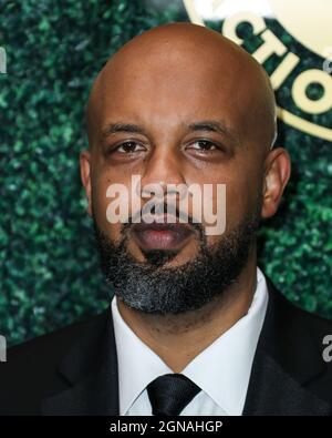 West Hollywood, Usa. September 2021. WEST HOLLYWOOD, LOS ANGELES, KALIFORNIEN, USA - 23. SEPTEMBER: Tuma Basa kommt zu den 1. Jährlichen Black Music Action Coalition's Music in Action Awards, die am 23. September 2021 im 1 Hotel West Hollywood in West Hollywood, Los Angeles, Kalifornien, USA, abgehalten werden. (Foto von Xavier Collin/Image Press Agency) Quelle: Image Press Agency/Alamy Live News Stockfoto