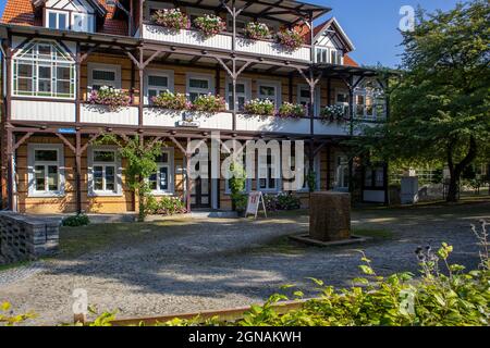 Bilder aus Bad Suderode Harz Rathaus Stockfoto