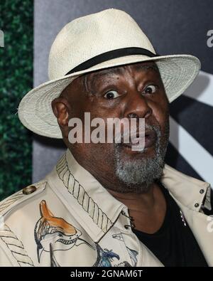 West Hollywood, Usa. September 2021. WEST HOLLYWOOD, LOS ANGELES, KALIFORNIEN, USA - 23. SEPTEMBER: Der Musiker George Clinton kommt zu den 1. Jährlichen Black Music Action Coalition's Music in Action Awards, die am 23. September 2021 im 1 Hotel West Hollywood in West Hollywood, Los Angeles, Kalifornien, USA, abgehalten werden. (Foto: Xavier Collin/Image Press Agency/Sipa USA) Quelle: SIPA USA/Alamy Live News Stockfoto