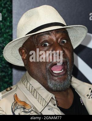 West Hollywood, Usa. September 2021. WEST HOLLYWOOD, LOS ANGELES, KALIFORNIEN, USA - 23. SEPTEMBER: Der Musiker George Clinton kommt zu den 1. Jährlichen Black Music Action Coalition's Music in Action Awards, die am 23. September 2021 im 1 Hotel West Hollywood in West Hollywood, Los Angeles, Kalifornien, USA, abgehalten werden. (Foto: Xavier Collin/Image Press Agency/Sipa USA) Quelle: SIPA USA/Alamy Live News Stockfoto