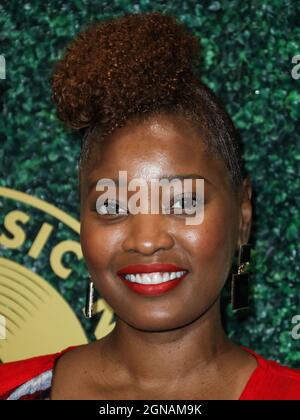 West Hollywood, Usa. September 2021. WEST HOLLYWOOD, LOS ANGELES, KALIFORNIEN, USA - 23. SEPTEMBER: Die Schauspielerin Isley Nicole Melton kommt zu den 1. Jährlichen Black Music Action Coalition's Music in Action Awards, die am 23. September 2021 im 1 Hotel West Hollywood in West Hollywood, Los Angeles, Kalifornien, USA, abgehalten wurden. (Foto: Xavier Collin/Image Press Agency/Sipa USA) Quelle: SIPA USA/Alamy Live News Stockfoto