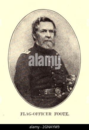 Union-Admiral Andrew Hull Foote befehligte die 