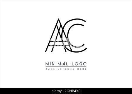 Initial ac, ca, a, c Logo Design Kreative Moderne Buchstaben Symbolvektor Illustration Stock Vektor