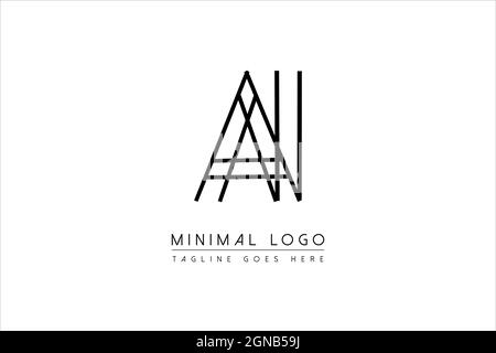 Initial ai, ia, A, I Logo Design Kreative Moderne Buchstaben Symbolvektor Illustration Stock Vektor