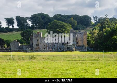 15.09.21 Haltwhistle, Northumberland, Großbritannien. Das Featherstone Castle, heute eine private Residenz, liegt etwas mehr als zwei Meilen südlich von Haltwhistle. Die ol Stockfoto