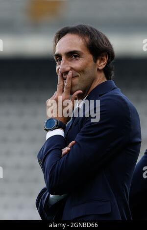 Turin, Italien. September 2021. Emiliano Moretti (Turin FC) während Turin FC vs SS Lazio, Italienische Fußballserie A Spiel in Turin, Italien, September 23 2021 Quelle: Independent Photo Agency/Alamy Live News Stockfoto