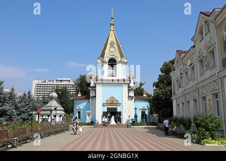 Hochzeit im Kloster Saint Theodor Chiron in Chisinau Stockfoto