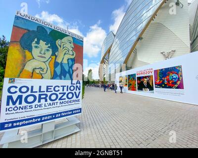 DIE MOROZOV-SAMMLUNG WURDE IN DER LA FONDATION VUITTON AUSGESTELLT Stockfoto