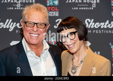 Robert Glinert, Marsha Newman nimmt am 23. September 2021 am 17. Jährlichen HollyShorts Opening Night Festival im Japan House, Los Angeles, CA Teil Stockfoto