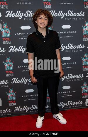 August Maturo nimmt am 23. September 2021 am 17. Jährlichen HollyShorts Opening Night Festival im Japan House, Los Angeles, CA Teil Stockfoto