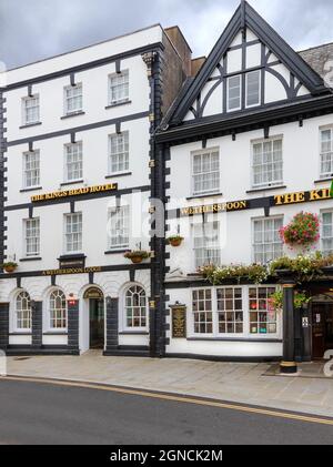 Der Kings Head Monmouth Stockfoto