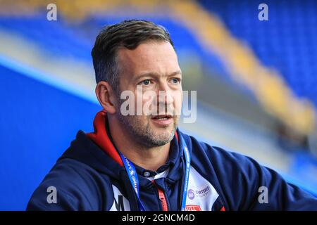 Warrington, Großbritannien. September 2021. Danny McGuire Stellvertretender Trainer von Hull KR in Warrington, Großbritannien am 9/24/2021. (Foto von Mark Cosgrove/News Images/Sipa USA) Quelle: SIPA USA/Alamy Live News Stockfoto