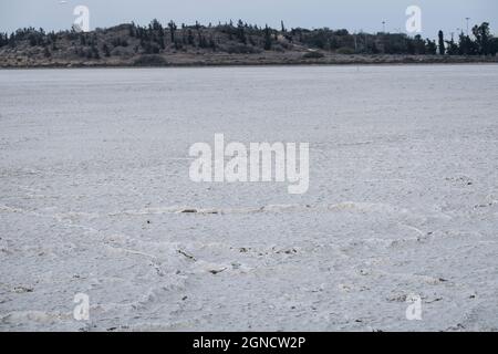 Salzsee, Alyki, Larnaka, Zypern, Europa Stockfoto