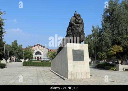 Denkmal für Opfer stalinistischer Repression am Bahnhof Chisinau Stockfoto