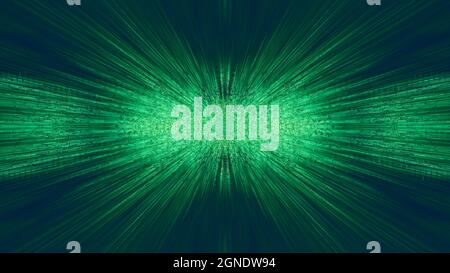 Eine abstrakte psychedelischen burst Hintergrundbild. Stockfoto