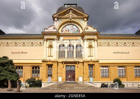 Museum für Kunst und Geschichte in Neuchatel am Neuchatelsee in der Schweiz. Stockfoto