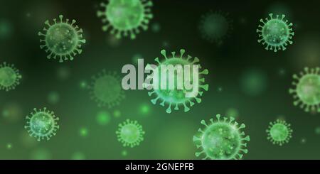 Coronavirus. Vektorgrafik. Stock Vektor