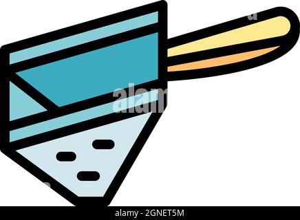 Poolnetz-Symbol. Kontur Pool Netz Vektor Symbol Farbe flach isoliert Stock Vektor