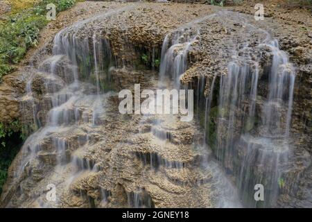 Mu Wasserfall in Hoa Binh Provinz Nordvietnam Stockfoto