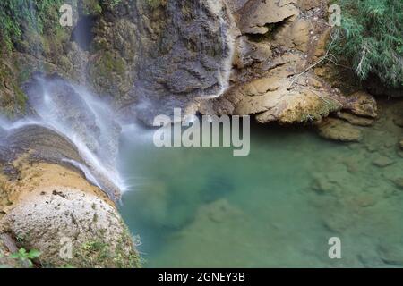 Mu Wasserfall in Hoa Binh Provinz Nordvietnam Stockfoto