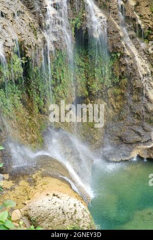 Mu Wasserfall in Hoa Binh Provinz Nordvietnam Stockfoto