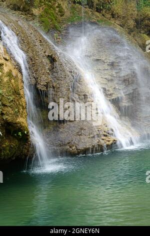 Mu Wasserfall in Hoa Binh Provinz Nordvietnam Stockfoto