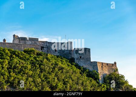 St. Peter of the Rock Kolonialfestung in Santiago de Cuba, Kuba Stockfoto