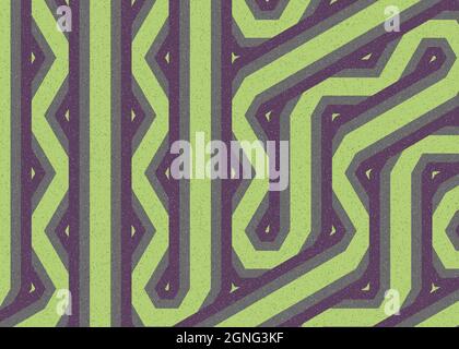 Computer-generierte Hexagon Tile Verbindung Kunst Hintergrund Design Illustration Stock Vektor