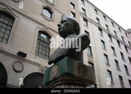 Statue Von Pandit Nehru Stockfoto