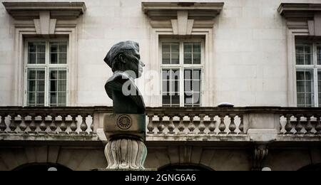 Statue Von Pandit Nehru Stockfoto