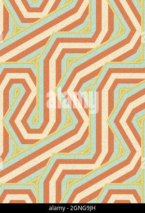 Computer-generierte Hexagon Tile Verbindung Kunst Hintergrund Design Illustration Stock Vektor