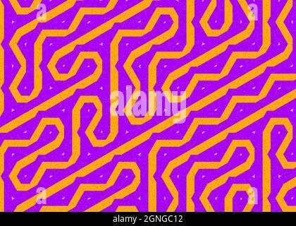 Computer-generierte Hexagon Tile Verbindung Kunst Hintergrund Design Illustration Stock Vektor
