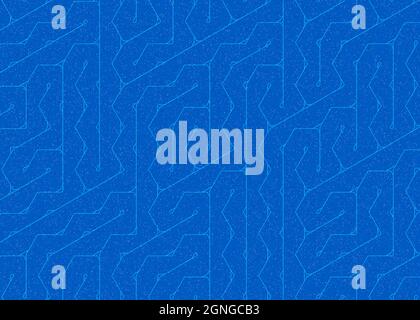 Computer-generierte Hexagon Tile Verbindung Kunst Hintergrund Design Illustration Stock Vektor