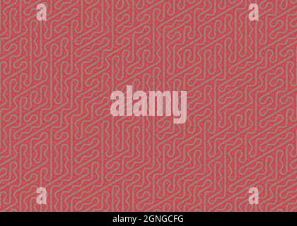 Computer-generierte Hexagon Tile Verbindung Kunst Hintergrund Design Illustration Stock Vektor