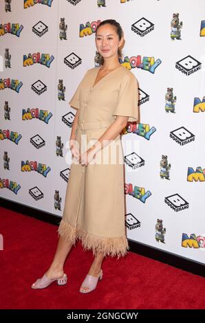 LONDON - ENGLAND SEP 25: Betty Bachz nimmt am 25. September 2021 an der Premiere von ‘Moley im Odeon Luxe Leicester Square, London, Teil. Foto von Gary Mitchell/Alamy Live News Stockfoto