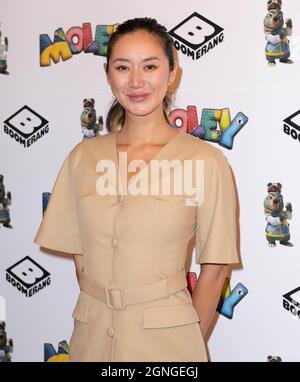 LONDON - ENGLAND SEP 25: Betty Bachz nimmt am 25. September 2021 an der Premiere von ‘Moley im Odeon Luxe Leicester Square, London, Teil. Foto von Gary Mitchell/Alamy Live News Stockfoto