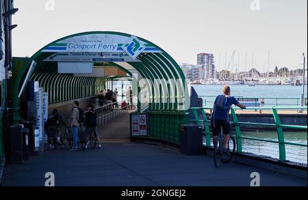 Gosport Ferry, Portsmouth, Großbritannien Stockfoto