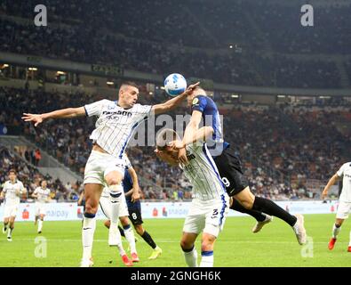 MAILAND ITALIEN- 26. September Giuseppe Meazza Strafe gegen atalanta während der Serie Ein Spiel zwischen FC Inter und Atalanta BC im Stadio Giuseppe Meazza am 26. September 2021 in Mailand, Italien. Stockfoto