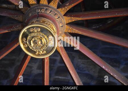 Galerie der Reisebusse in Versailles, Paris Stockfoto