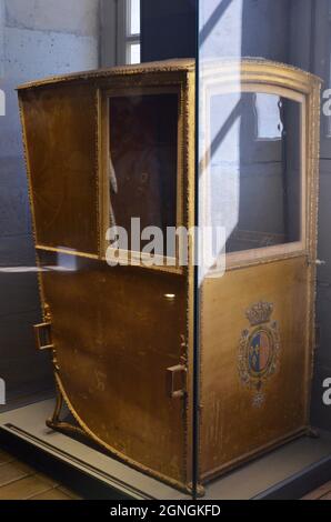 Galerie der Reisebusse in Versailles, Paris Stockfoto