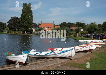 Thorpeness Meare, Suffolk, Großbritannien Stockfoto