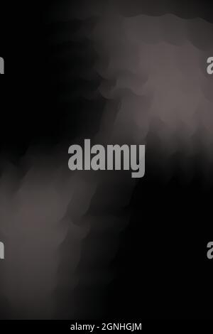 Abstrakter Schwarz-Weiß-Hintergrund mit Farbverlauf. Modernes vertikales Design für mobile App, Flyer, Social Media Post, Bildschirm, Wallpaper Stock Vektor