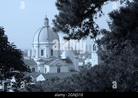 Kathedrale oder Duomo Nuovo und Alte Kathedrale oder Duomo Vecchio am Piazza Paolo in Brescia City in Norditalien Stockfoto