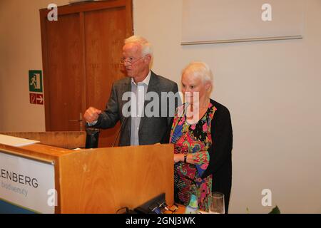 Der Förderkreis des Naturkundemuseums Görlitz gibt den 11. Görlitzer Meridian Naturfilmpreis ist an die Naturfilmproduktion Heinz und Ingrid von Matth Stockfoto