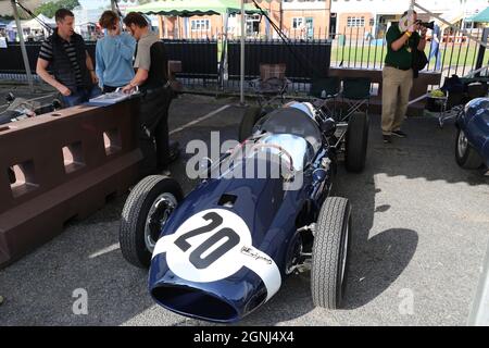 Cooper T45 (1958), Stirling Moss Tribute, 12. September 2021, Brooklands Museum, Weybridge, Surrey, England, Großbritannien, Europa Stockfoto